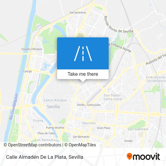 Calle Almadén De La Plata map