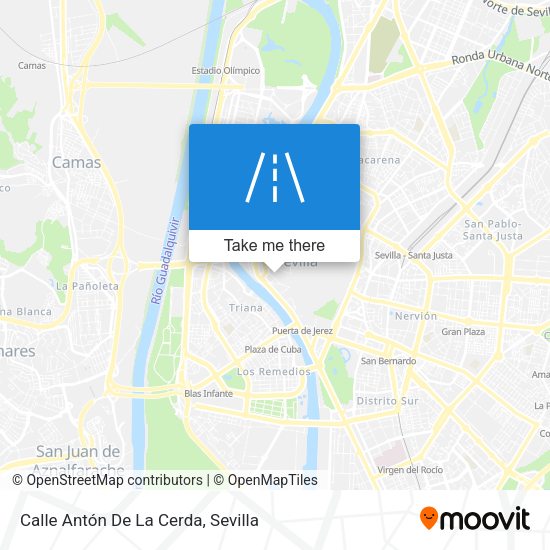 Calle Antón De La Cerda map