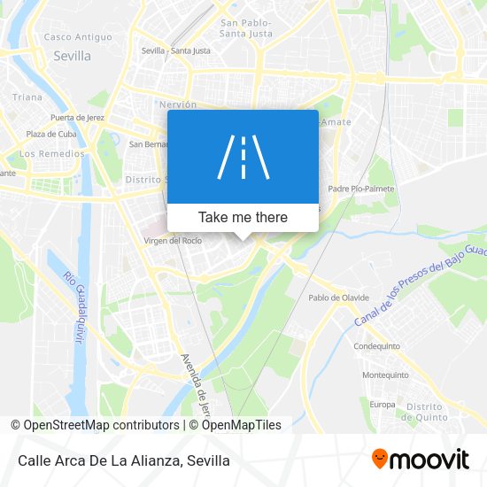 Calle Arca De La Alianza map