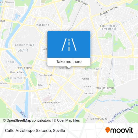 Calle Arzobispo Salcedo map