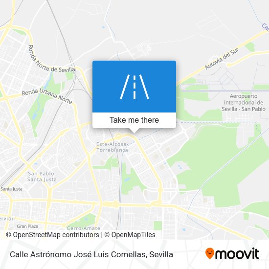Calle Astrónomo José Luis Comellas map