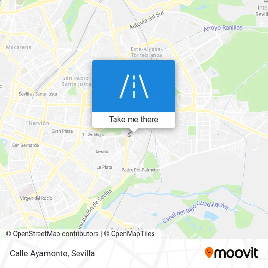 Calle Ayamonte map