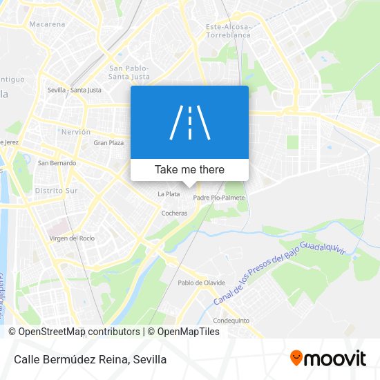 Calle Bermúdez Reina map