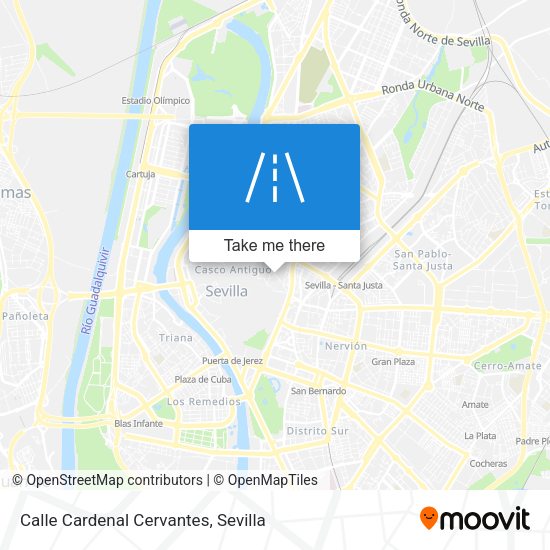 Calle Cardenal Cervantes map