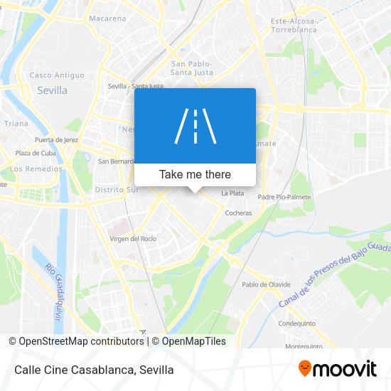 Calle Cine Casablanca map