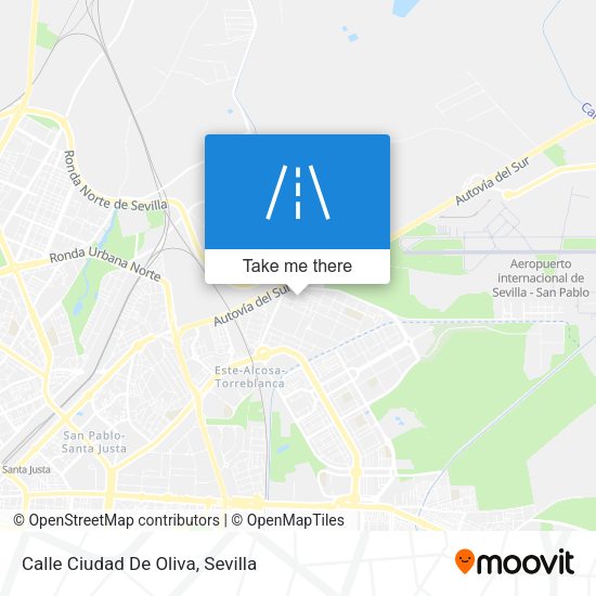 Calle Ciudad De Oliva map
