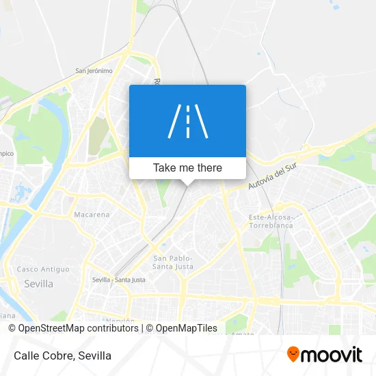 Calle Cobre map