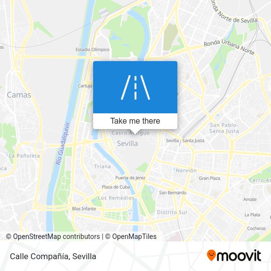 Calle Compañía map