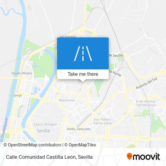 Calle Comunidad Castilla León map