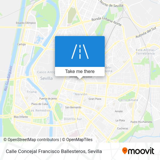 Calle Concejal Francisco Ballesteros map