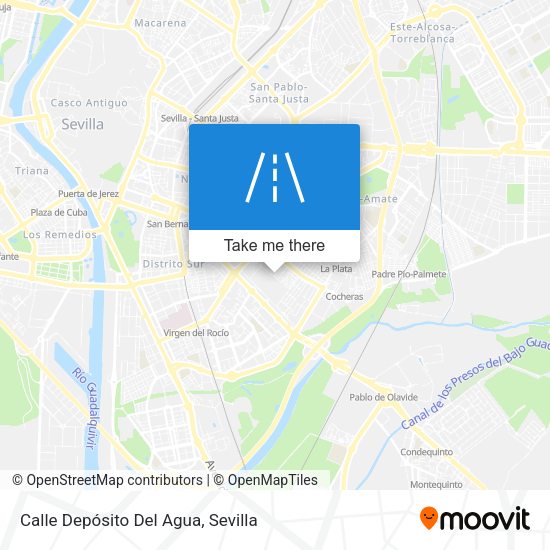 Calle Depósito Del Agua map