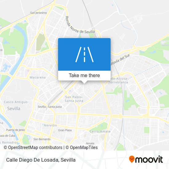 Calle Diego De Losada map
