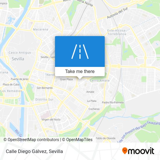 Calle Diego Gálvez map