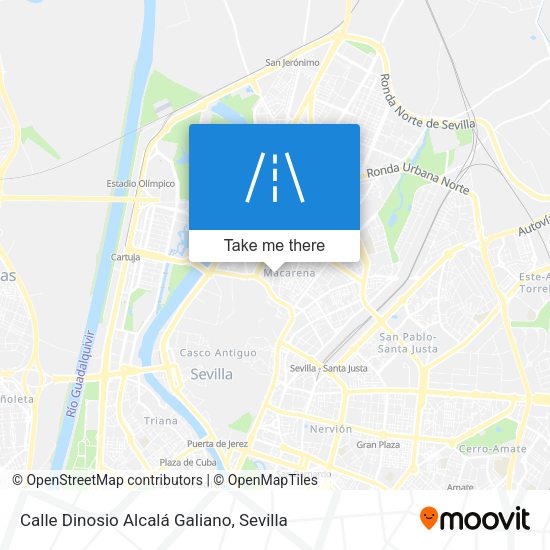 Calle Dinosio Alcalá Galiano map
