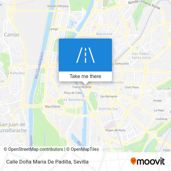 Calle Doña María De Padilla map