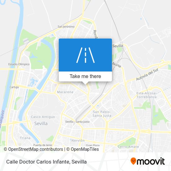 Calle Doctor Carlos Infante map