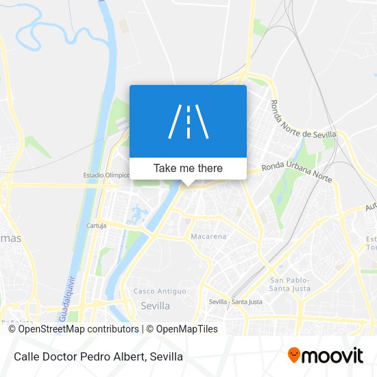 Calle Doctor Pedro Albert map