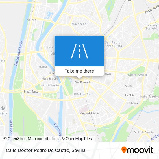 Calle Doctor Pedro De Castro map