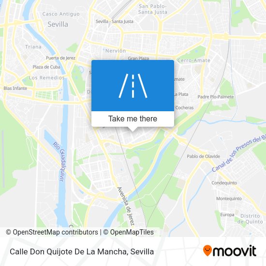 Calle Don Quijote De La Mancha map