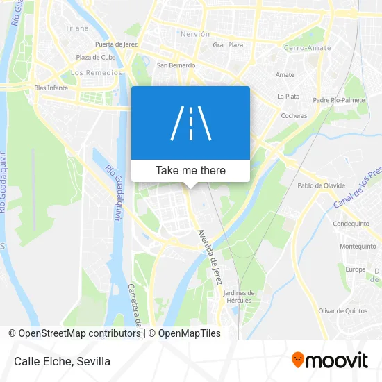 Calle Elche map