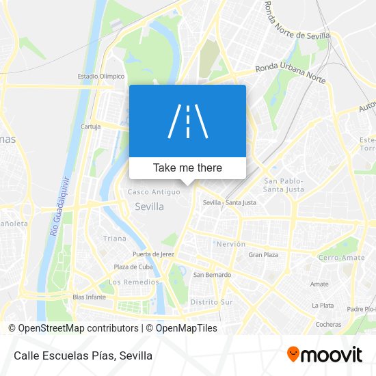 Calle Escuelas Pías map