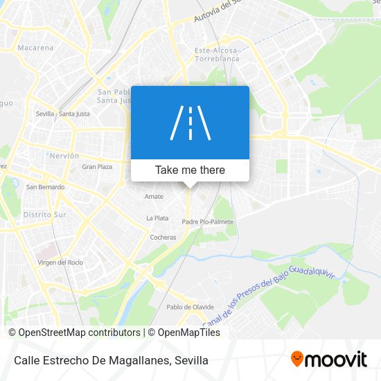 Calle Estrecho De Magallanes map