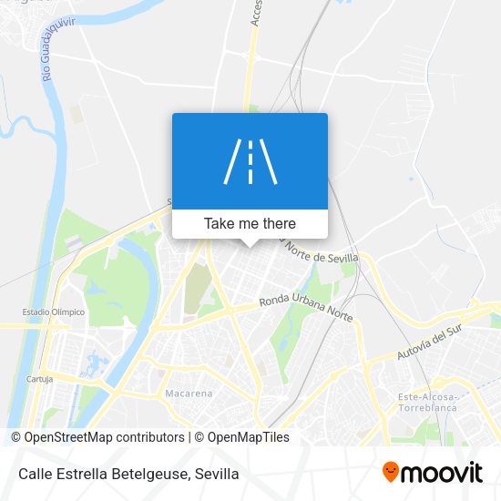 Calle Estrella Betelgeuse map