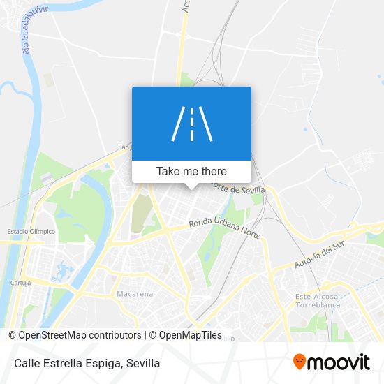 Calle Estrella Espiga map