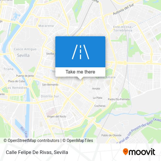 Calle Felipe De Rivas map
