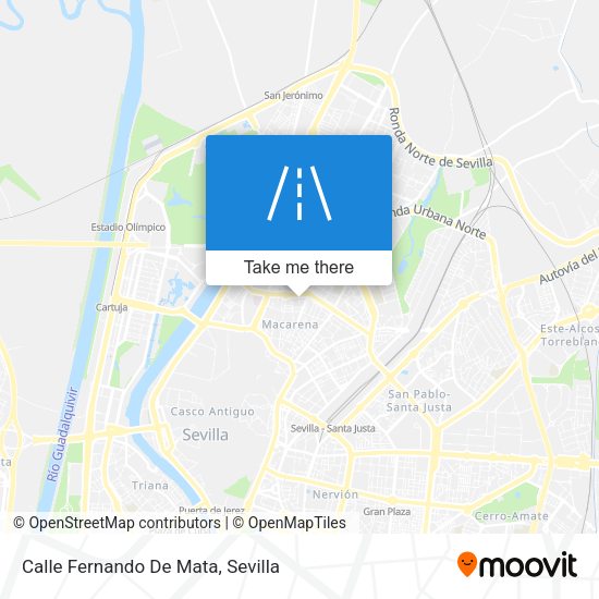 Calle Fernando De Mata map
