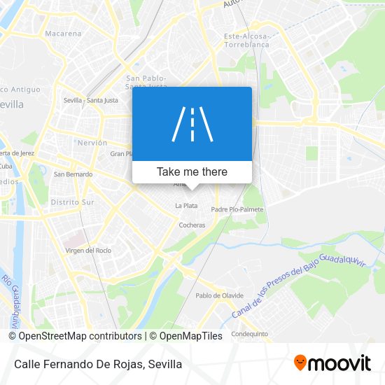 Calle Fernando De Rojas map