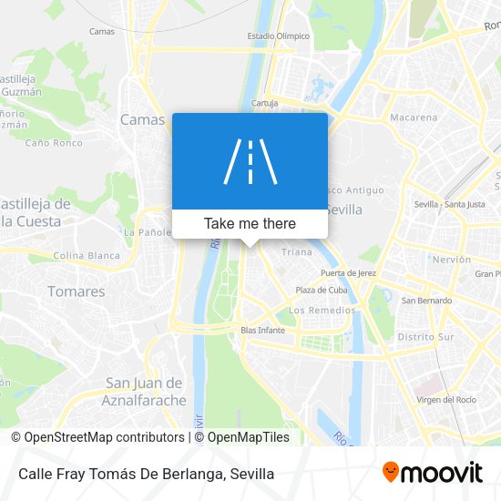 Calle Fray Tomás De Berlanga map