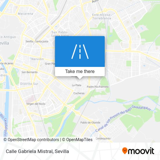 Calle Gabriela Mistral map