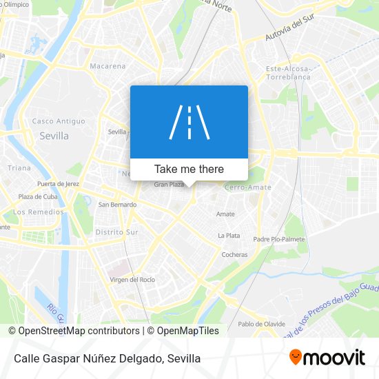 Calle Gaspar Núñez Delgado map