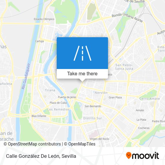 Calle González De León map