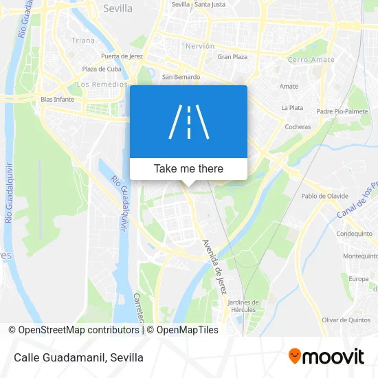 Calle Guadamanil map