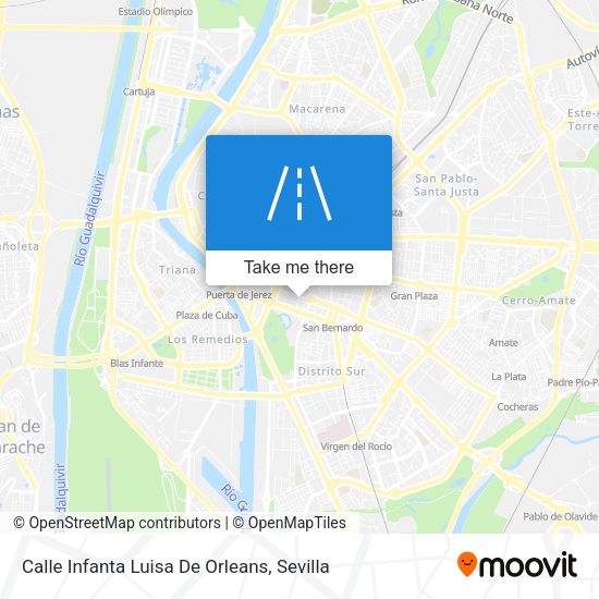 Calle Infanta Luisa De Orleans map
