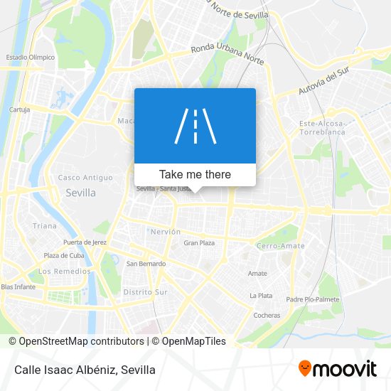 Calle Isaac Albéniz map