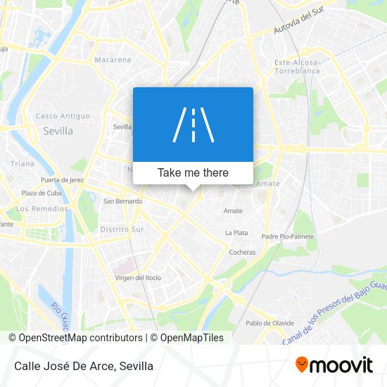 Calle José De Arce map