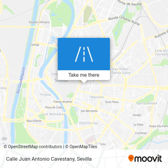 Calle Juan Antonio Cavestany map