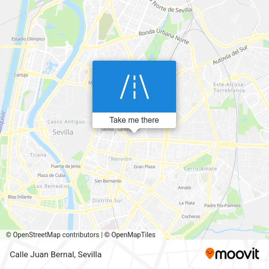 Calle Juan Bernal map