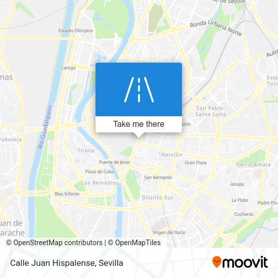 Calle Juan Hispalense map
