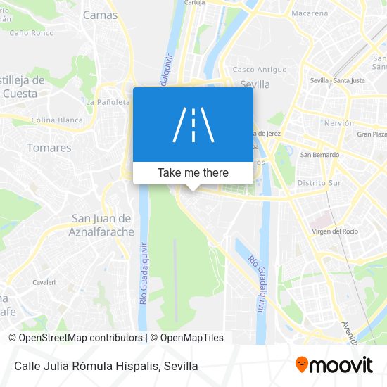 Calle Julia Rómula Híspalis map
