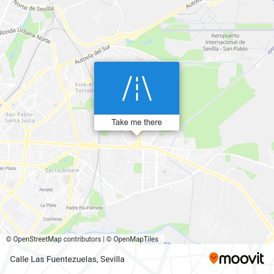 Calle Las Fuentezuelas map