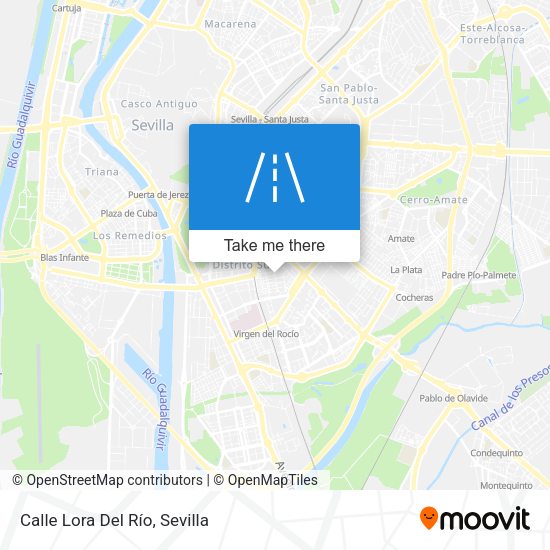 Calle Lora Del Río map