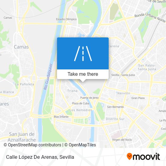 Calle López De Arenas map