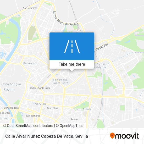 Calle Álvar Núñez Cabeza De Vaca map