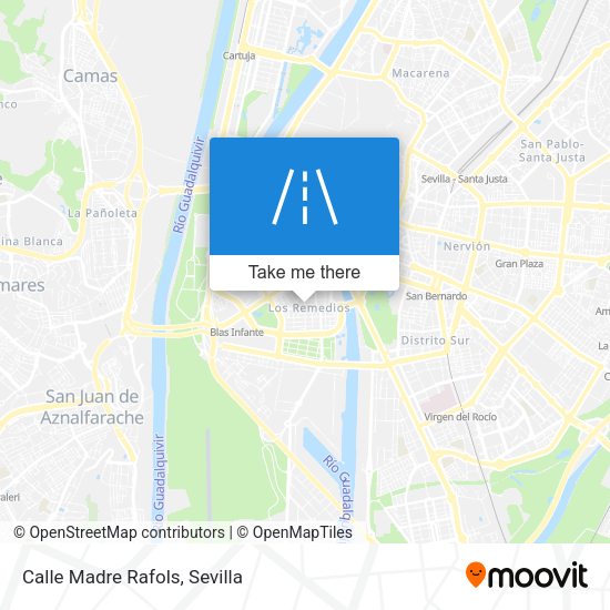 Calle Madre Rafols map