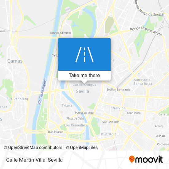 Calle Martín Villa map