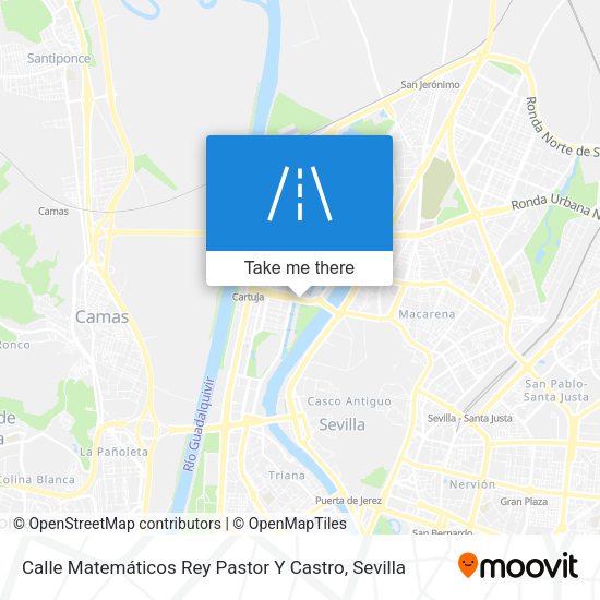 Calle Matemáticos Rey Pastor Y Castro map